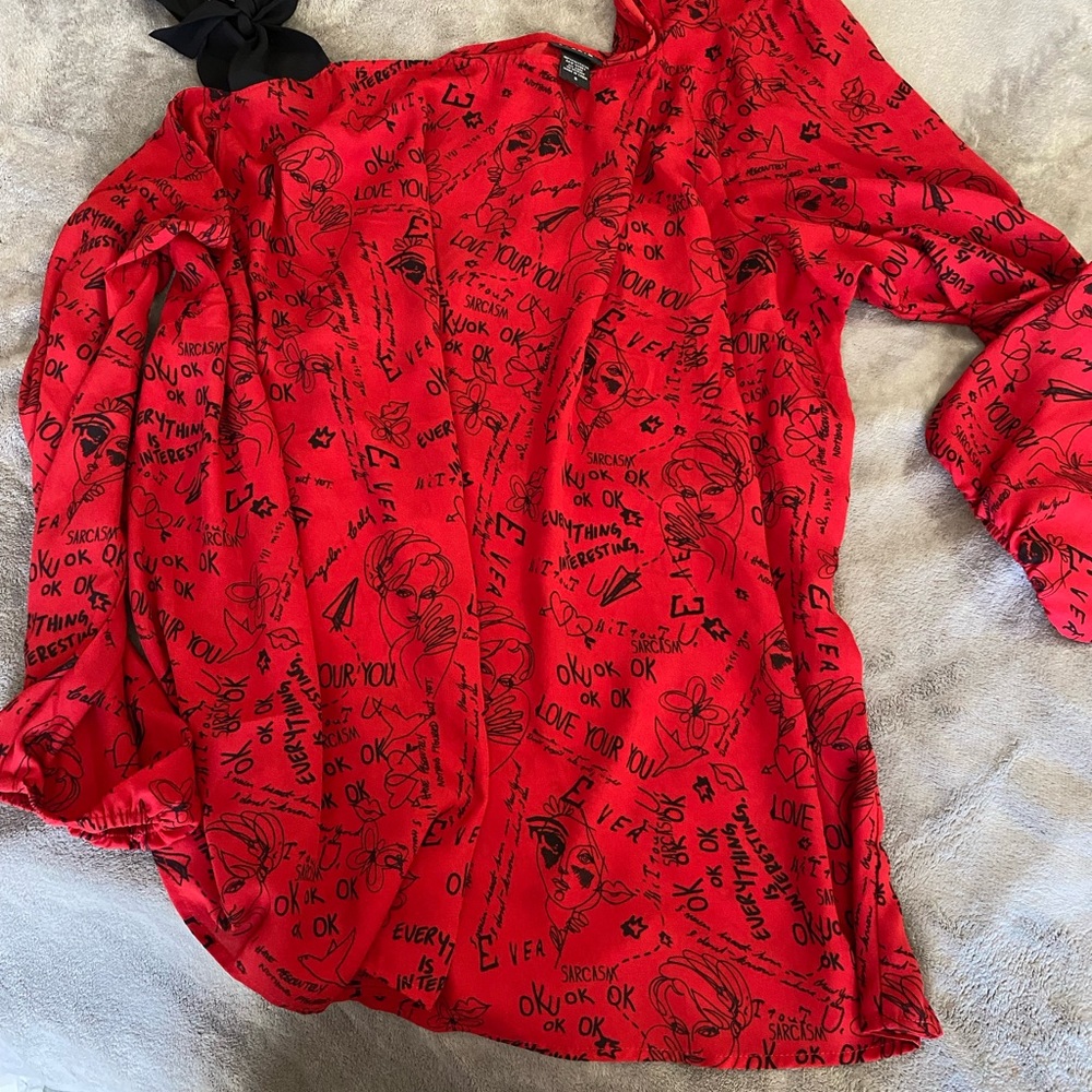 Long Sleeve Red - size 5